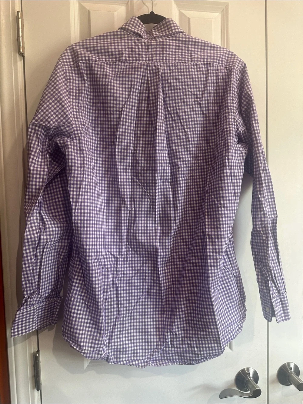 NWOT Polo by Ralph Lauren Purple Gingham Button-Down Shirt size M